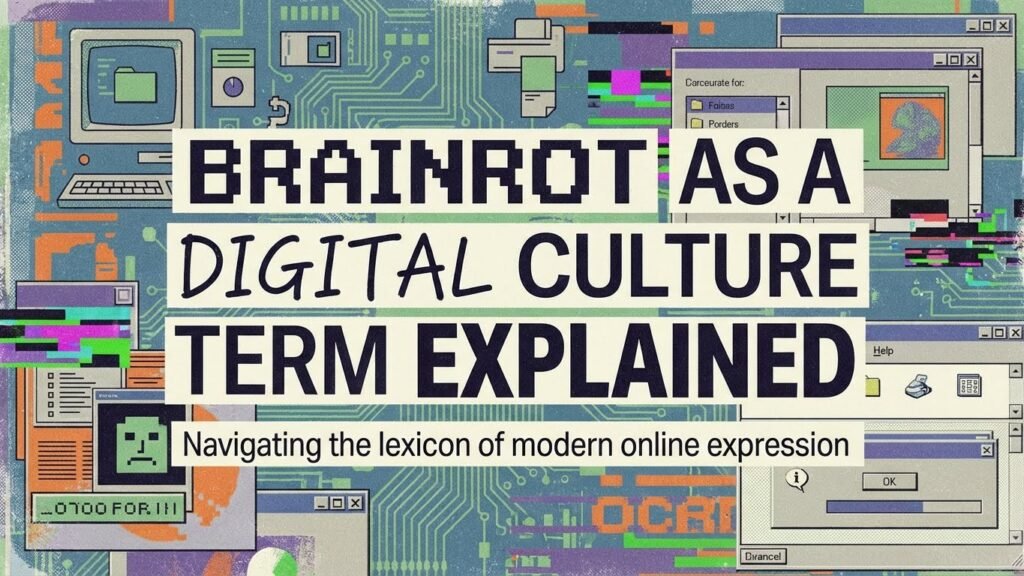 Brainrot as a Digital Culture Term Explained