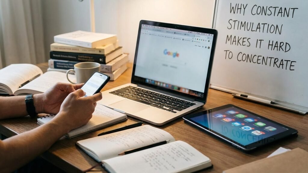 Why Constant Stimulation Makes It Hard to Concentrate